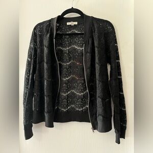 Love Fire Black Cardigan Sweater